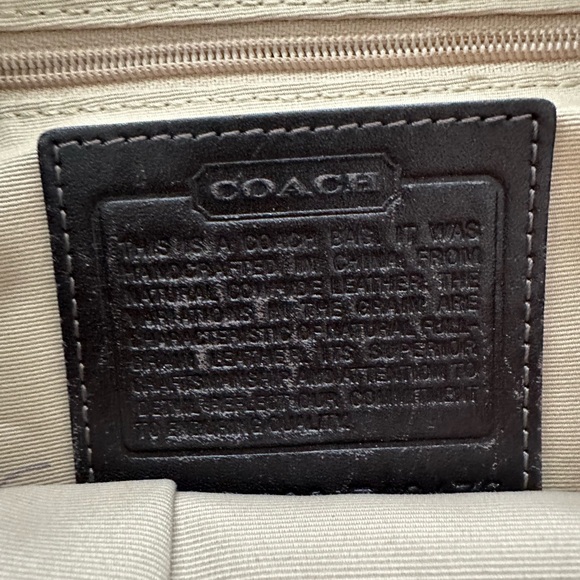 Coach Brown Leather vintage hobo Y2K limited soho Dylan western shoulder bag - Picture 4 of 5